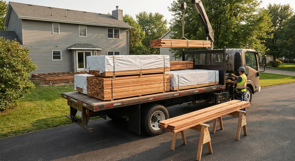 Residential cedar delivery