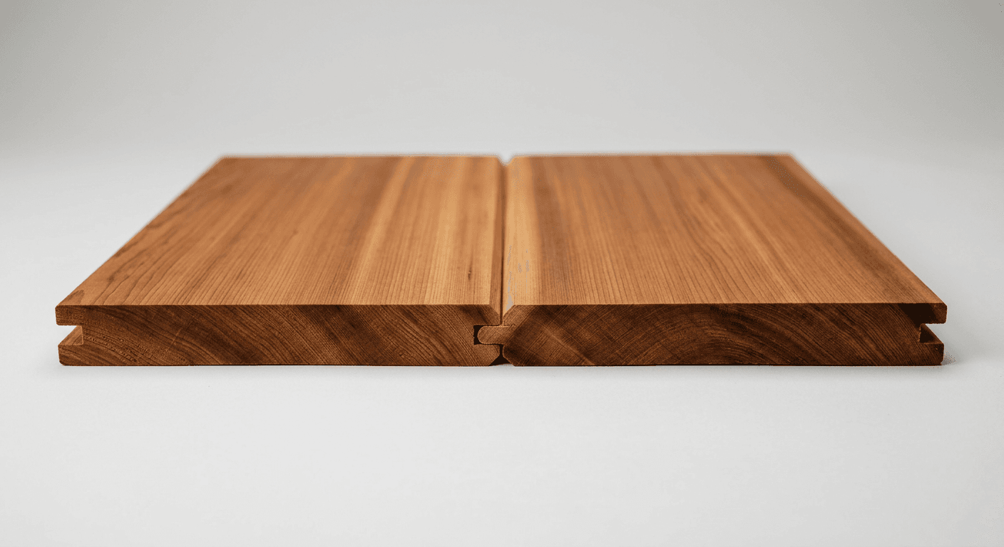 Clair KD Rainure et Languette profil en V (1×4)